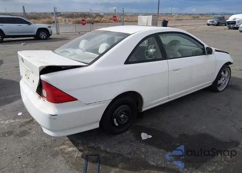 2004 Honda Civic Ex из США, поврежденный, VIN 1HGEM22984L075407